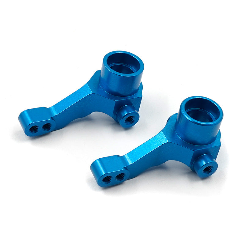 Yeah Racing - FF03-006BU - Aluminum Front Knuckle Arm (2pcs) (BU) for Tamiya FF03/TA07/TA05-VDF/TRF416/TRF417/TB03/TB03D