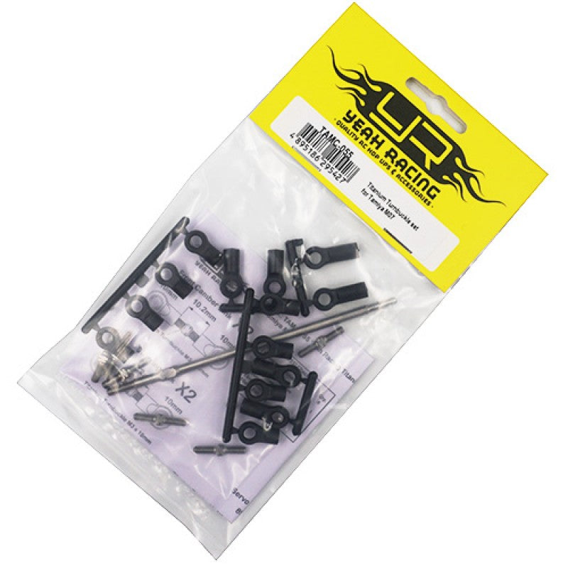 Yeah Racing - TAMC-055 - Titanium Turnbuckle set for Tamiya M07