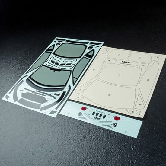 MST 86RB Clear Body Set For 1/10 RC Drift 720019