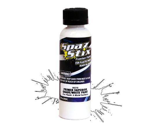 Spaz Stix - 00210 - Primer Superior Grade / White Paint (2oz)