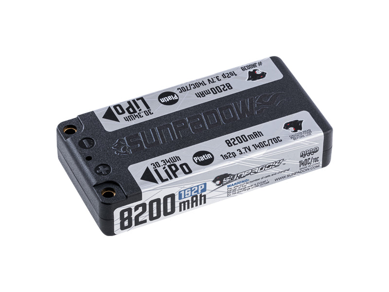 Sunpadow - Sunpadow Platin Lipo Shorty 8200mAh-3.7V-1s2p-140C