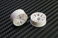 PN Racing Mini-Z 2WD Machine Cut BBS Front Wheel F0 White