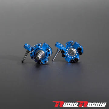 Rhino Racing SR Series Front Steering Aluminum Knuckle Set - BLUE RED PURPLE BLACK [Rhino Racing] RR-1405