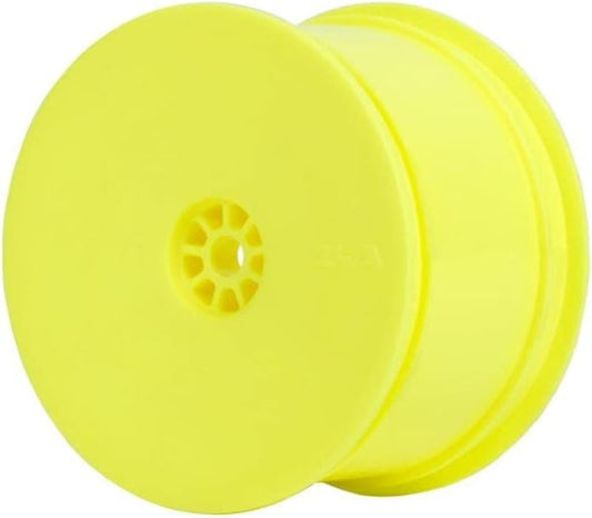 AKA - 23101Y Hexlite Racing Yellow Assoc/Kyosho/Losi Buggy Rear Wheel, Scale 1:10