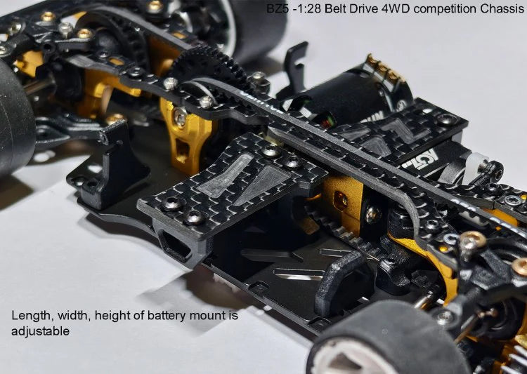 Atomic BZ5 Belt Drive 4WD Chassis Kit (PRE-ORDER)