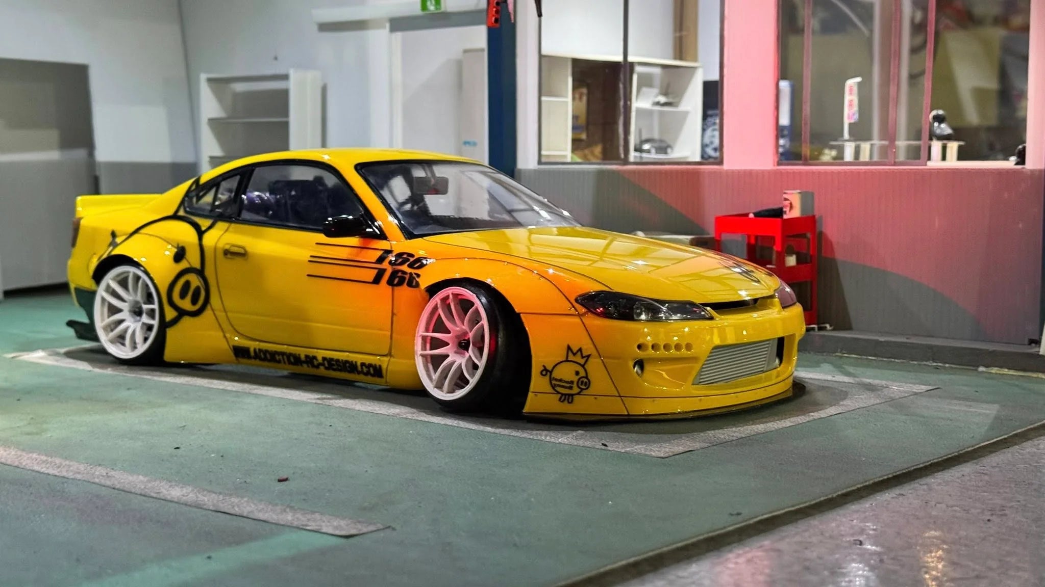 Addiction RC Nissan S15 Silvia Rocket Bunny w 3D DECALS [Addiction] AD-HB21