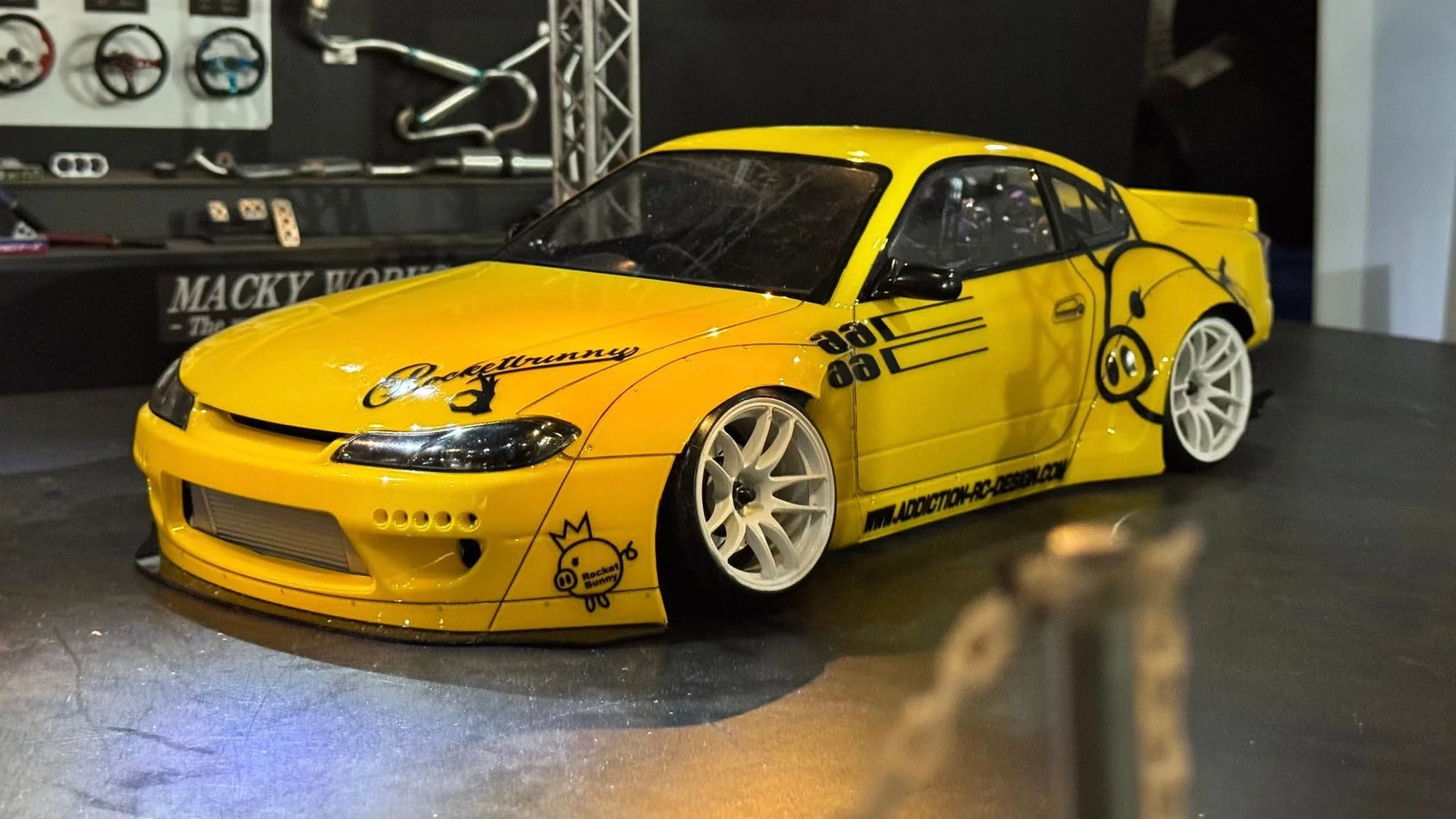 Addiction RC Nissan S15 Silvia Rocket Bunny w 3D DECALS [Addiction] AD-HB21