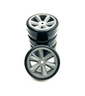 Gravity RC - G-SPEC Type C Rubber touring car tires , Gravity RC Edge wheel, Grey (4)