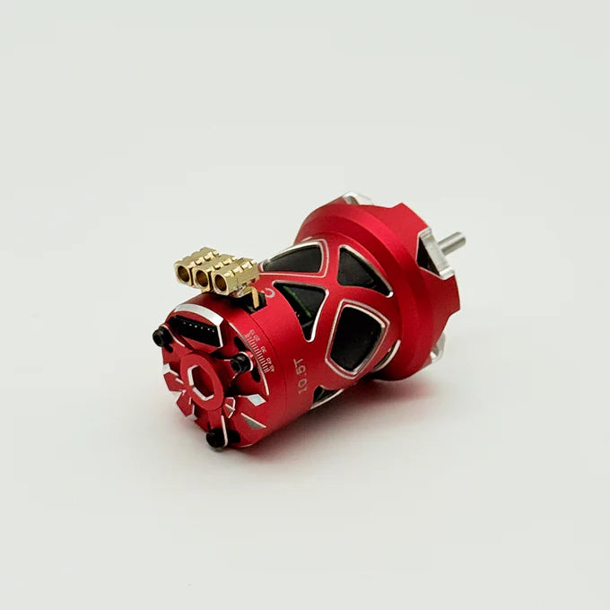 Furitek NANODRIVE 380 – 10.5T Sensored Brushless Motor for 1/10 Drift Cars (Red Edition) (PRE-ORDER)
