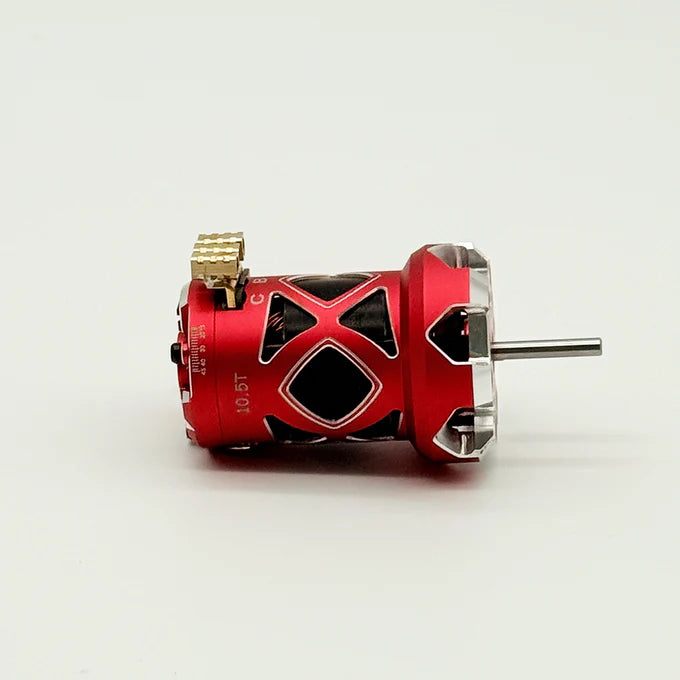 Furitek NANODRIVE 380 – 10.5T Sensored Brushless Motor for 1/10 Drift Cars (Red Edition) (PRE-ORDER)