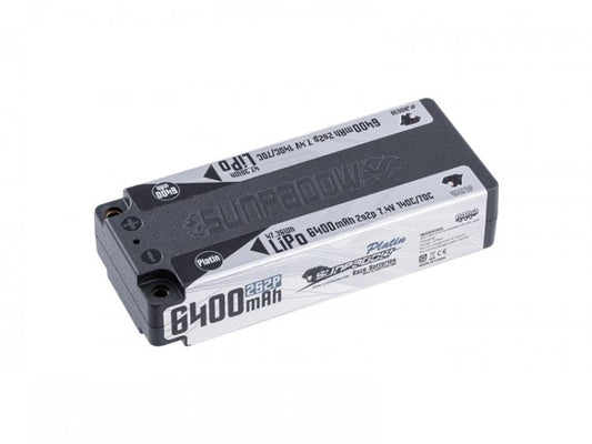 Sunpadow - Sunpadow High-End Lipo Shorty 6400mAh-7.4V-2S2P-140C