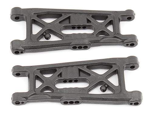 Team Associated - 91672 - RC10B6 Flat Front Suspension Arms, Hard