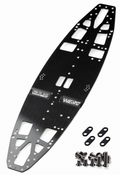WeiRC DLC Steel Chassis Awesomatix 800RR w/ Screw Set & Damper Spacer