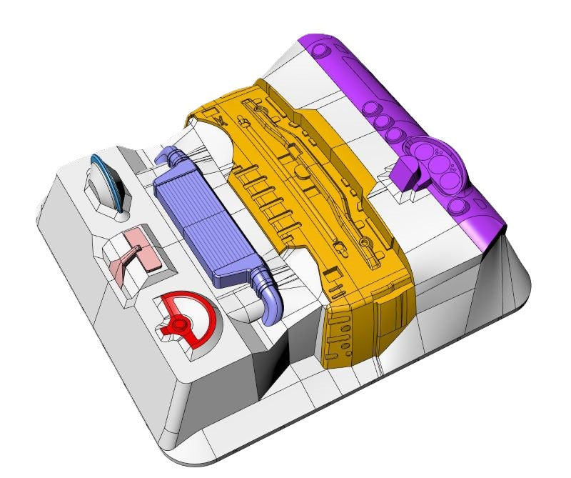 Addiction RC Pandem Silvia S15 Parts  (Clear)  #AD-HB21P