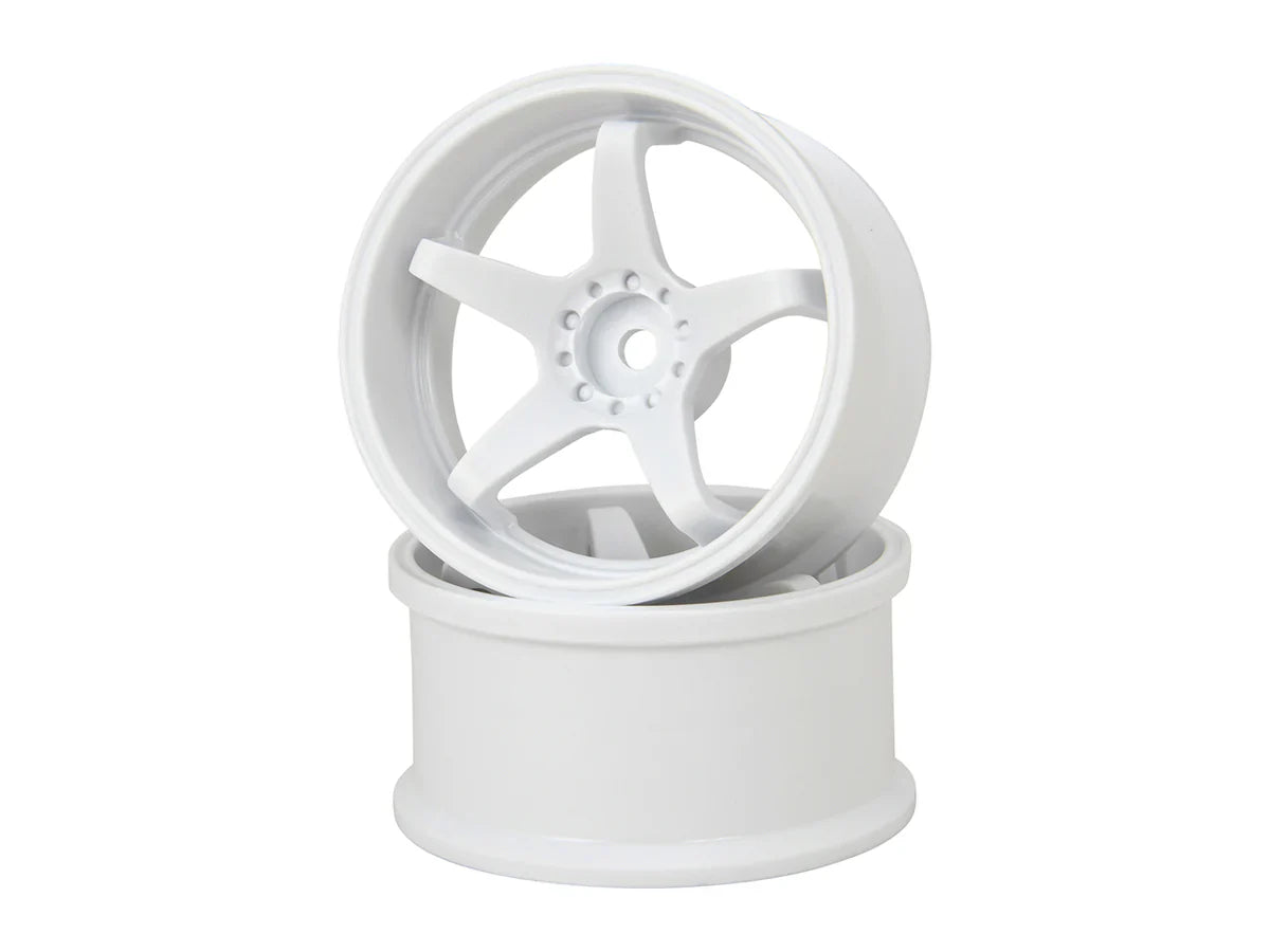G-Force HAYATE - WHITE N-Type Drift Wheel Super Traction 6mm  Rims [G-Force] GD050