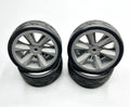 Gravity RC - USGT Belted Pre Glued Tires (Grey)