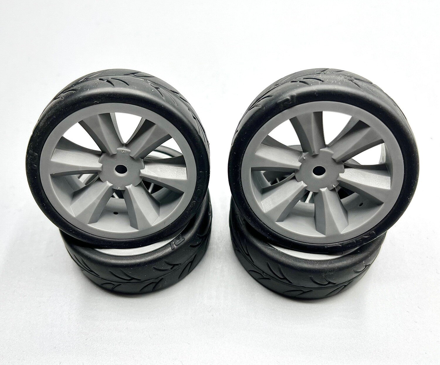 Gravity RC - USGT Belted Pre Glued Tires (Grey)
