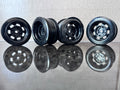 Sidewais.com RC DRIFT LAB Black Steelie Style Black 4PCS