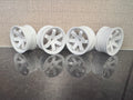 Sidewais.com RC DRIFT LAB TE37 Competition Wheels White 4PCS