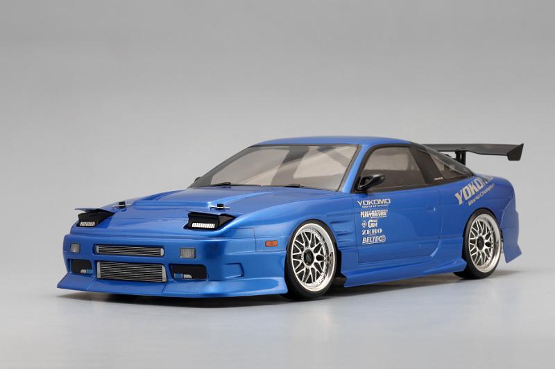 YOKOMO NISSAN 180SX STREET VER. BODY SET with Wing and muffler set