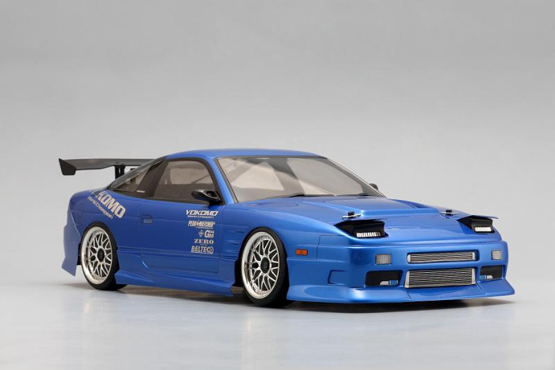 YOKOMO NISSAN 180SX STREET VER. BODY SET with Wing and muffler set