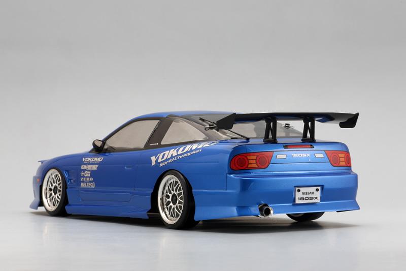 YOKOMO NISSAN 180SX STREET VER. BODY SET with Wing and muffler set
