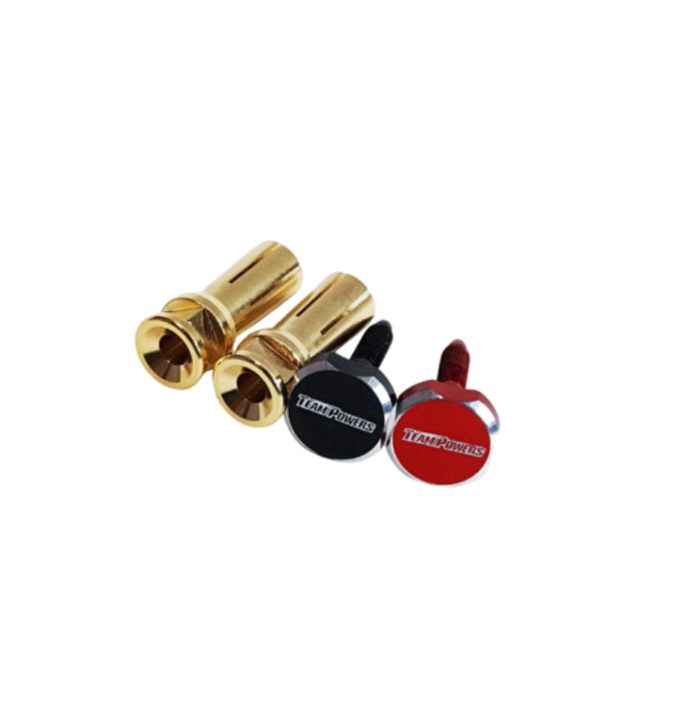 Team Powers 5mm Easy Lock Golden Plug for Lipo Battery #TPR-G5-ELG