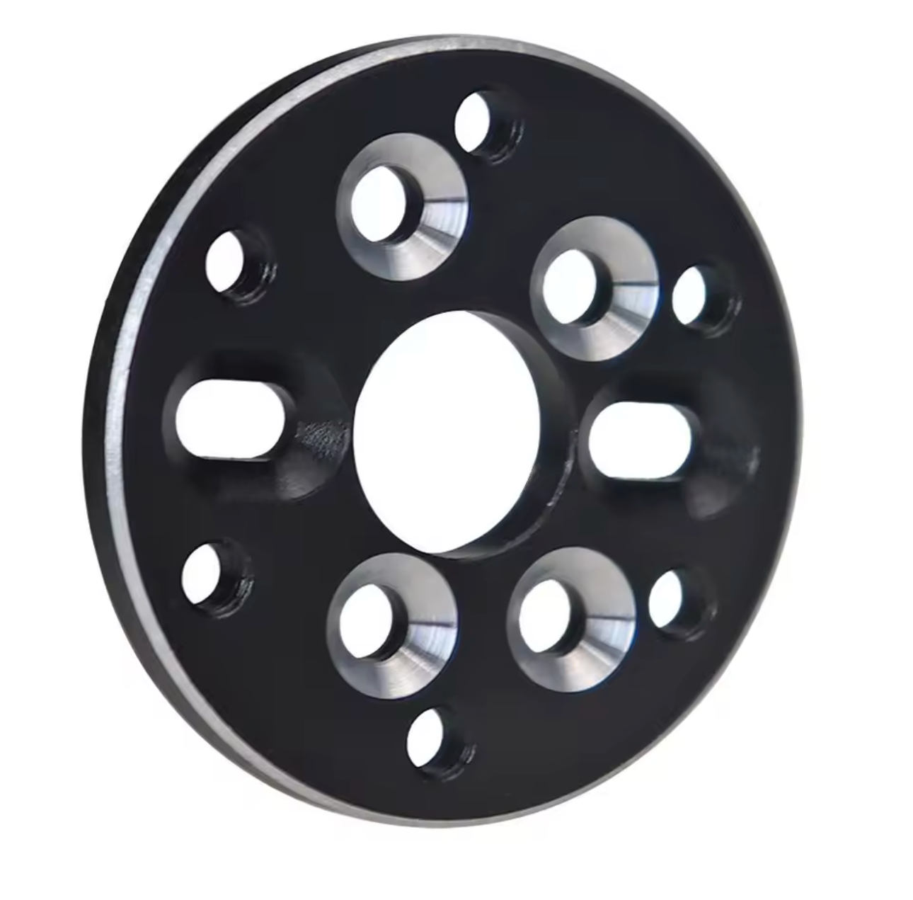 Raceworks RC Products - 540 to 380 Adapter Motor Plate Black