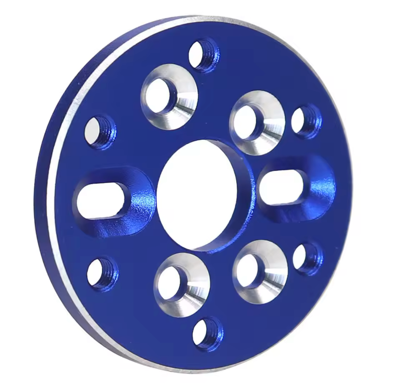 Raceworks RC Products - 540 to 380 Adapter Motor Plate Blue