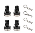 Raceworks RC Products Magnetic Swivel Body Mount Black