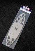 WeiRC Steel Chassis 1.2mm for Awesomatix A800R incl. Steel Screw Set