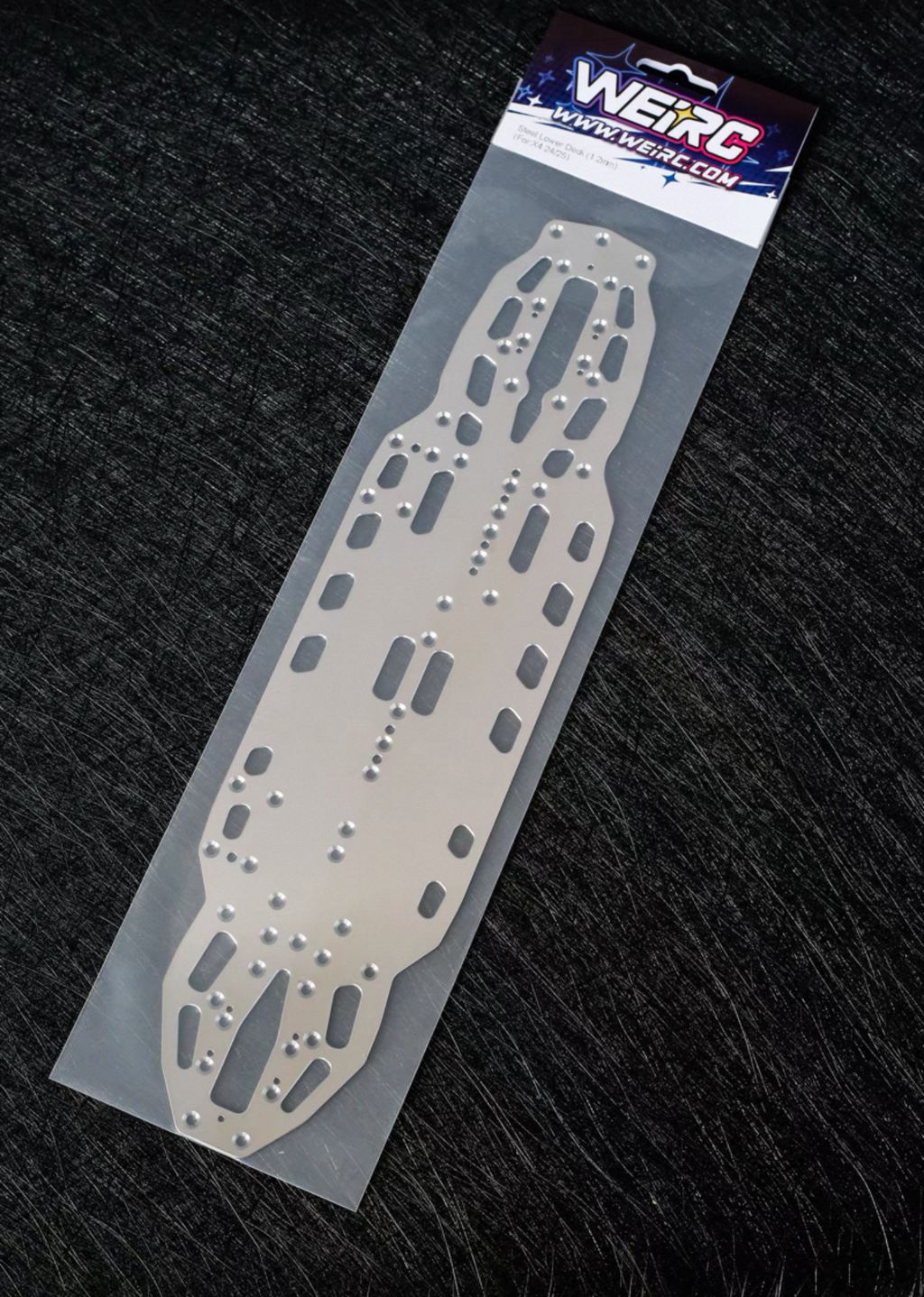 WeiRC Steel Chassis 1.2mm for RC Maker SP1 incl. Steel Screw Set