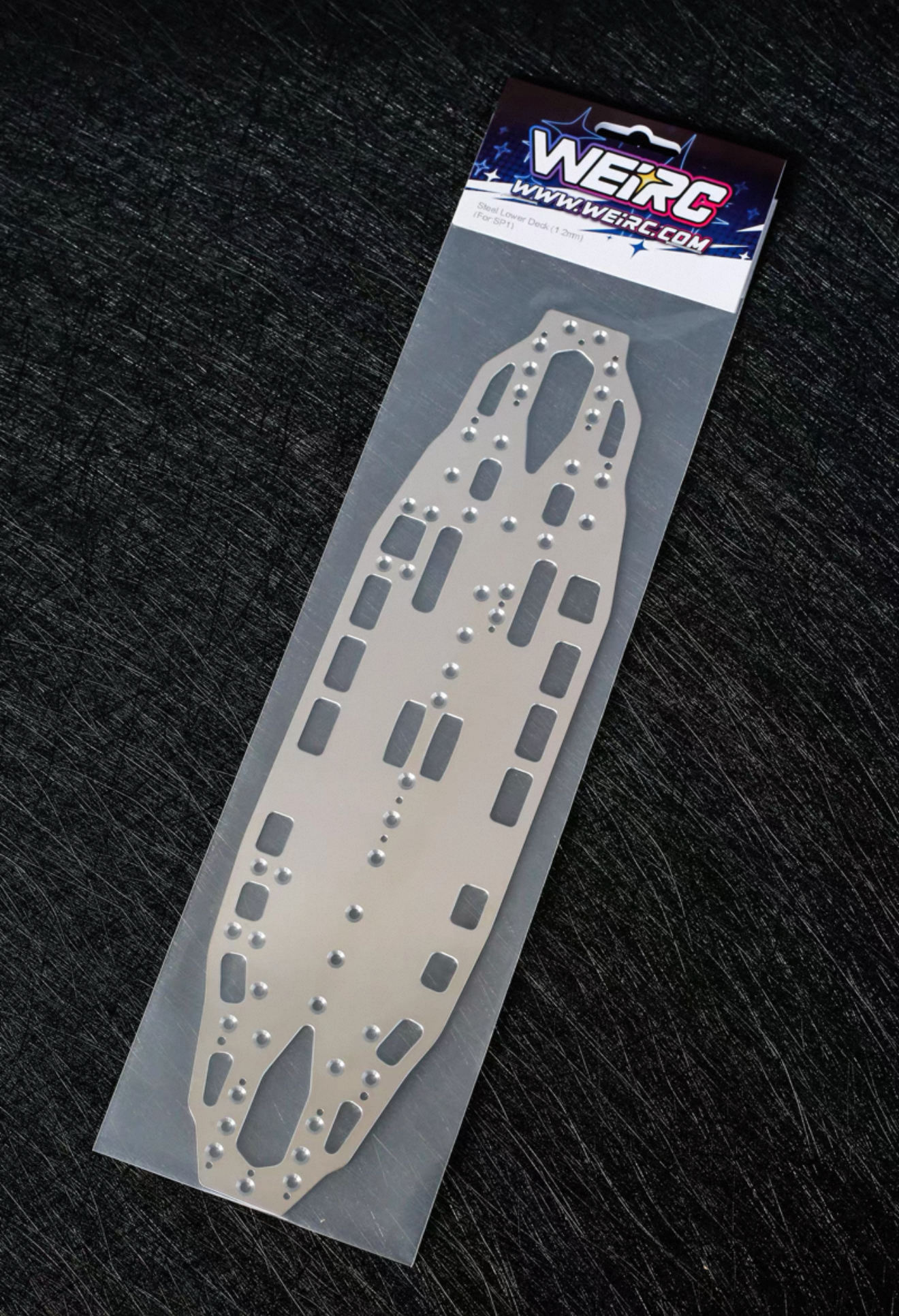 WeiRC Steel Chassis 1.2mm for RC Maker SP1 incl. Steel Screw Set