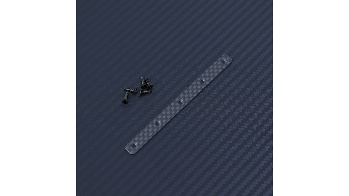Mayako - MYB0013CF - Carbon Fiber Brace for Plastic Rear Brace with 5pcs M2x8 Screws for Mayako MX8 (-21-25)