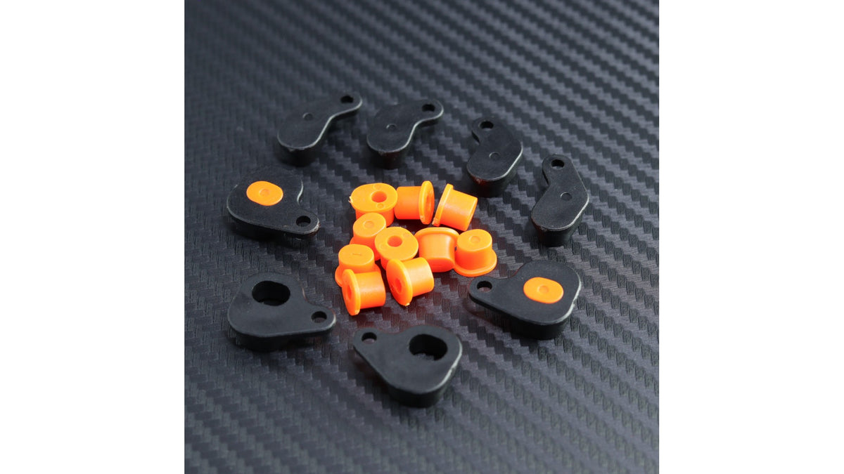 Mayako MYB0031-02ORA Upper Arms Inserts Front and Rear (Orange), Full Set for Mayako MX8 (-22-25)