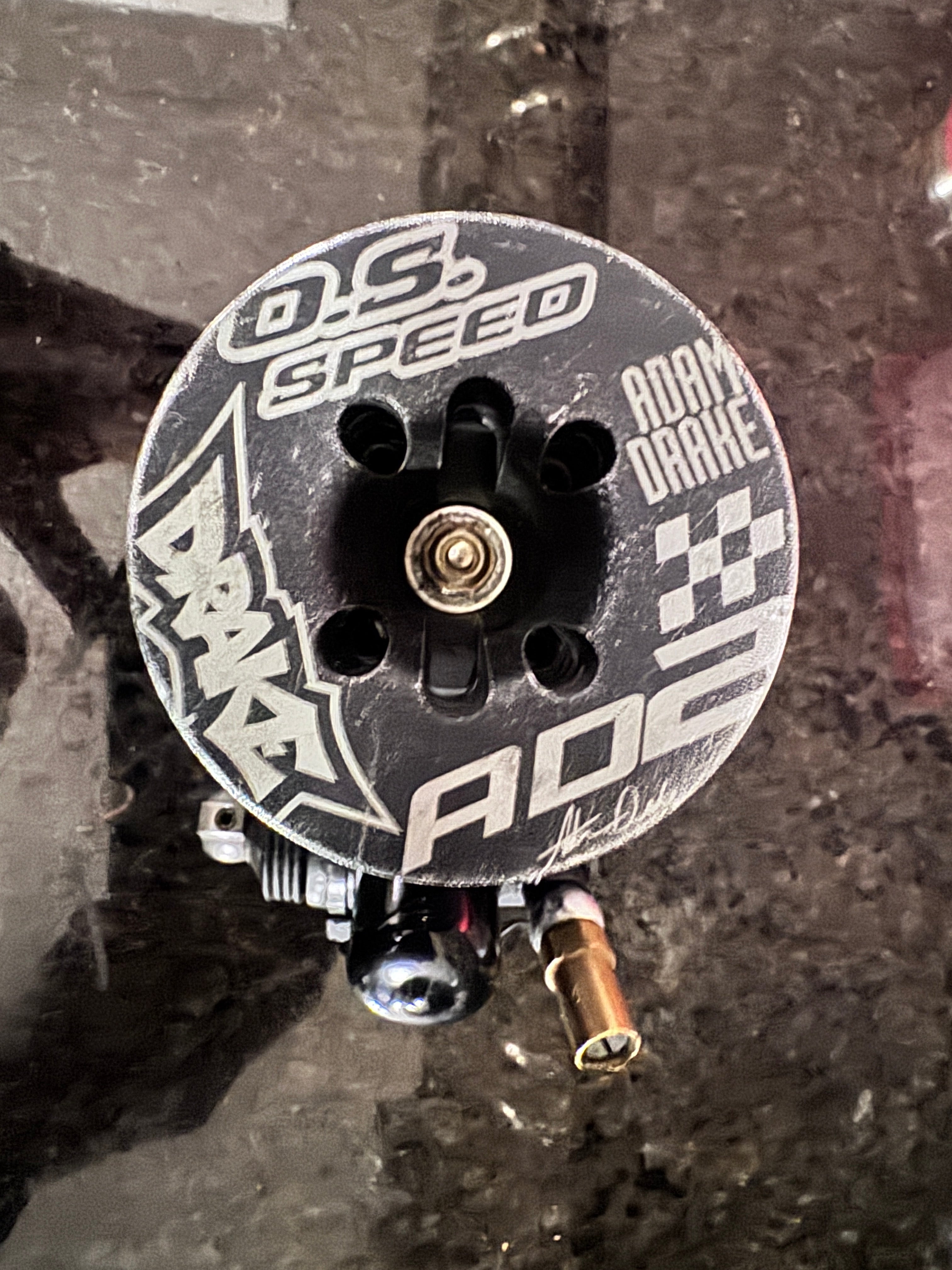 O.S. Engine - Adam Drake AD2 .21 Nitro Engine Used