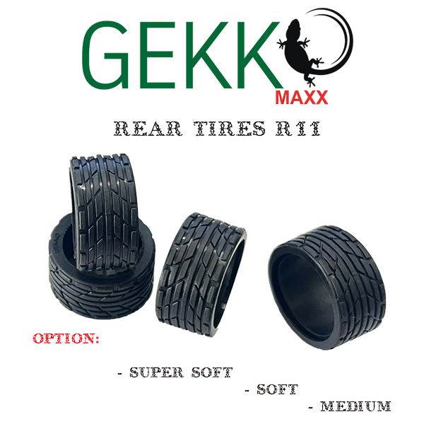 Gekko GKM-015-S Gekko Maxx Rear Tires R11 (4pcs) SOFT