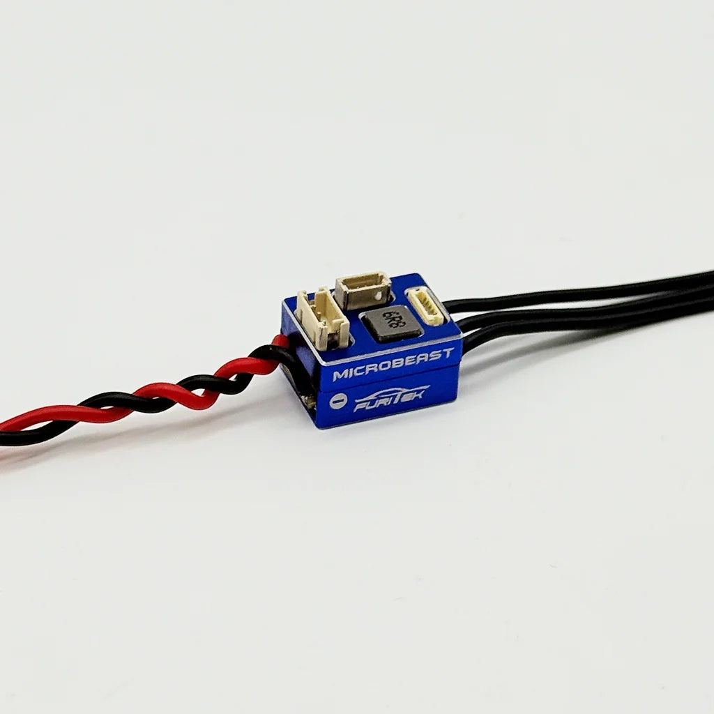 FURITEK MICROBEAST 2S LIPO 25A/50A BRUSHLESS ESC WITH WIFI MODULE FOR 1/24 & 1/28 DRIFT/RACE CARS - SENSORED/SENSORLESS