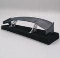 Raceworks RC Products Carbon Pattern Rear Spoiler 1 pc Silver w/ Stands For 1/10 Touring Drift Style 465