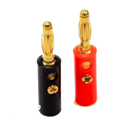 Raceworks Products - Banana Plugs Gold Plated (2PCS)