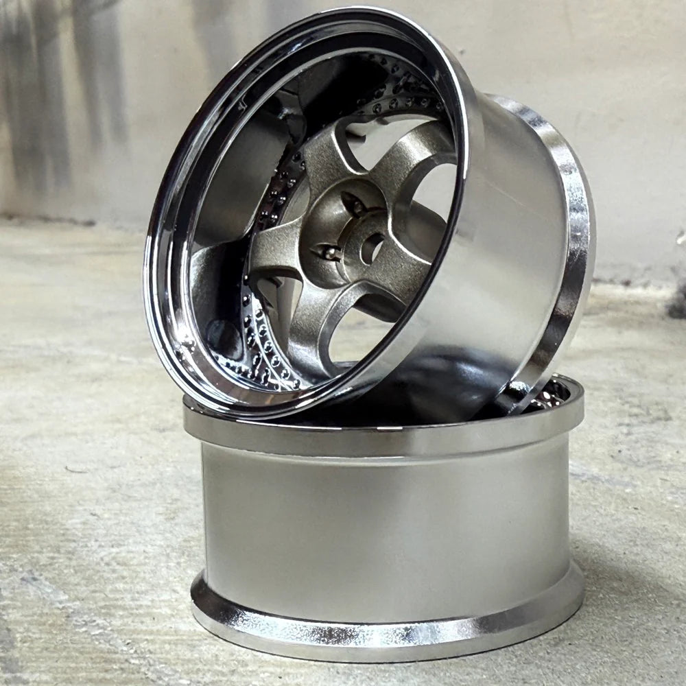 LAB WORK MEISTER S1 3P 8mm RIMS BRONZE METALLIC (W/ CHROME LIP) [LAB] LW-0808BM