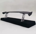 Raceworks RC Products Carbon Pattern Rear Spoiler 1 pc Silver w/ Stands For 1/10 Touring Drift Style 457