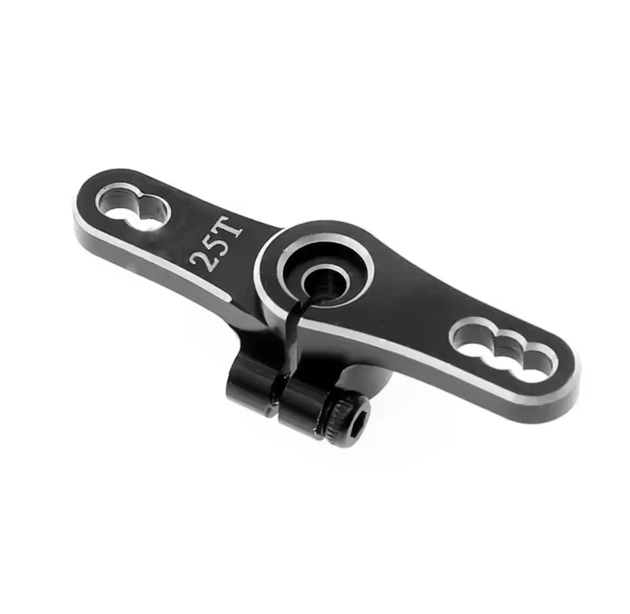 Raceworks RC Products - 25T Aluminum Throttle Servo Horn (Black)