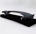 Raceworks RC Products Carbon Pattern Rear Spoiler 1 pc Silver w/ Stands For 1/10 Touring Drift Style 449