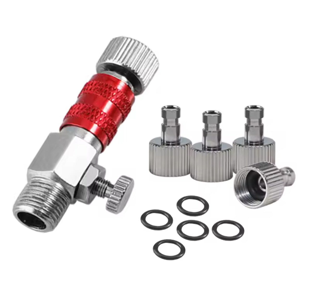 Raceworks RC Products- Airbrush Disconnect with Control Valve