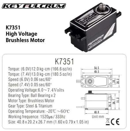 KEY FULCRUM - KEY FULCRUM Digital Servo K7351