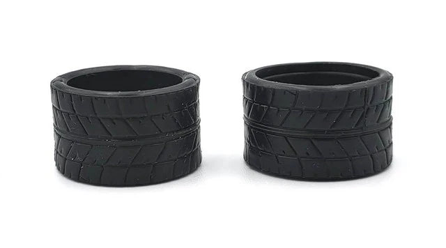 MARKA V1 MINI-Z RCP RUBBER REAR RADIAL TIRE 10° - SOFT - 14MM (2PCS) (PRE-ORDER)