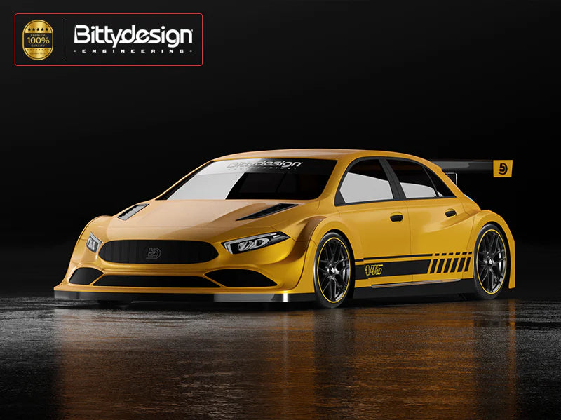 Bittydesign CA45 clear body 1/28 Mini-Z for 98mm wheelbase car