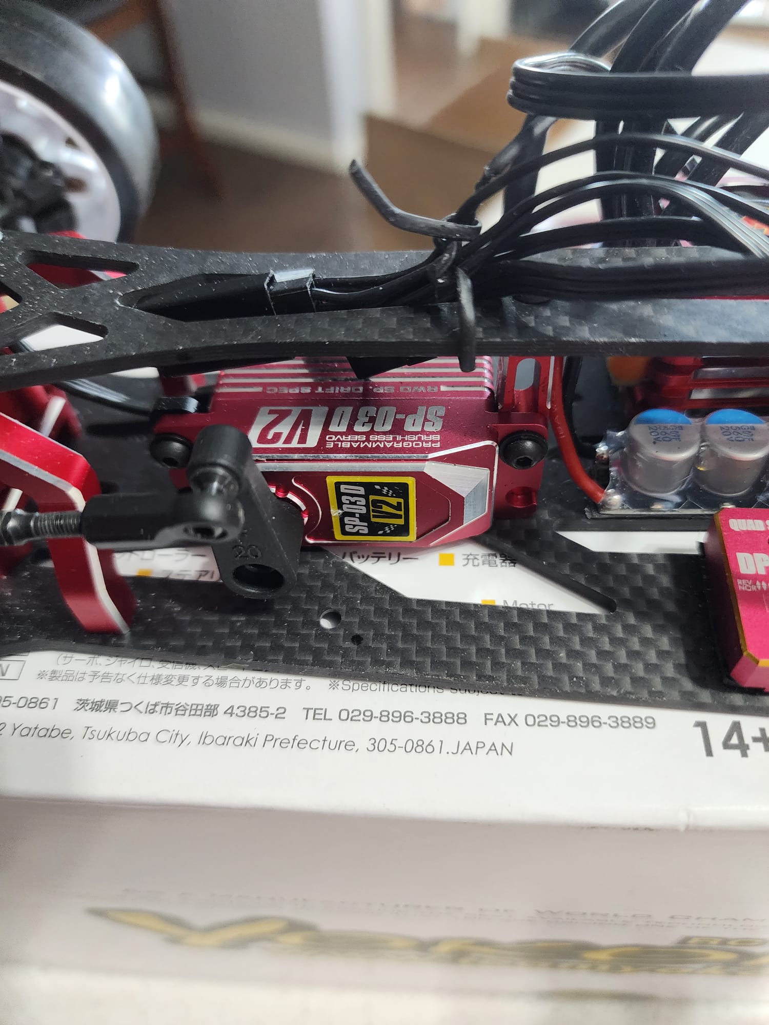 Yokomo SD 3.0 Red with Hobbywing D10 and Yokomo Gyro and Servo