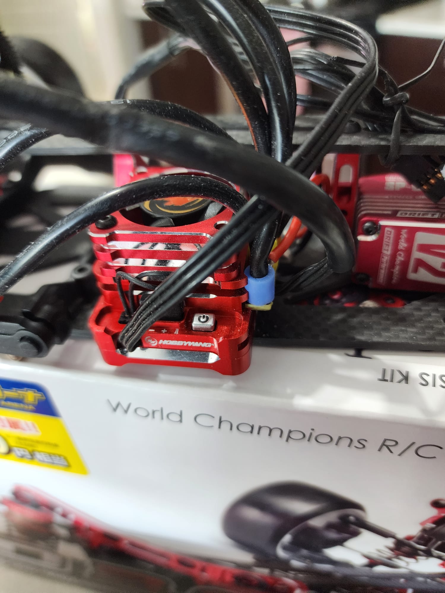 Yokomo SD 3.0 Red with Hobbywing D10 and Yokomo Gyro and Servo